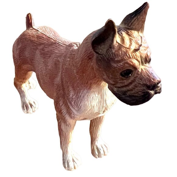 Vintage Collectible Boxer Dog Figurine Plastic 3.5" H x 5.25" L Model B2 Classic - Picture 2 of 13
